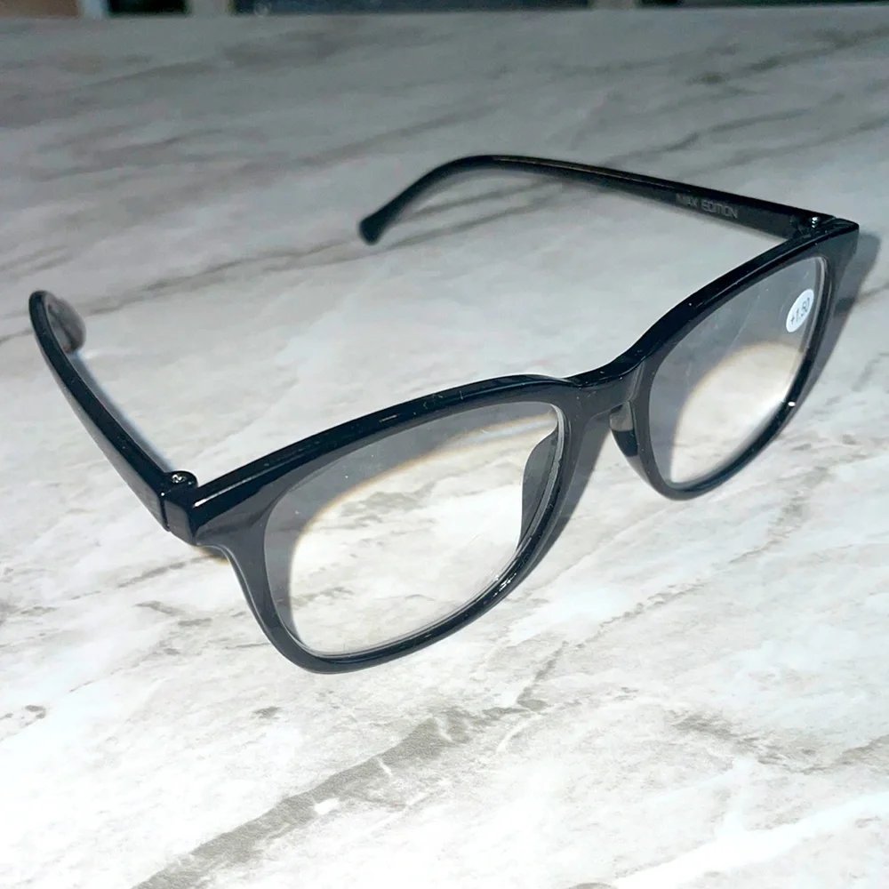 NEW Max Edition Black +1.50 glasses